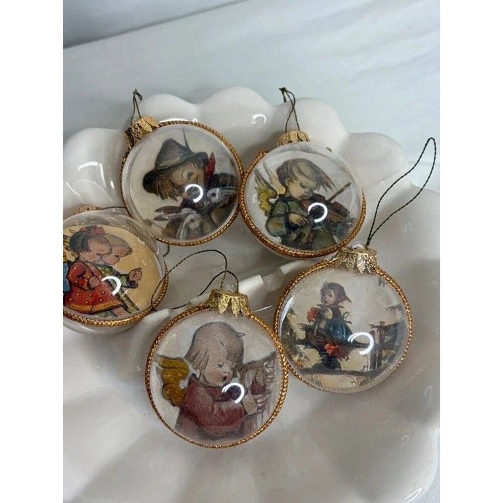 Vintage Hummel Ornaments Double-Sided